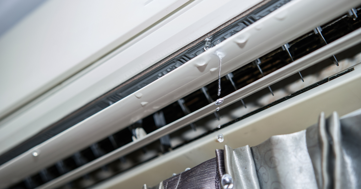 AC dripping water